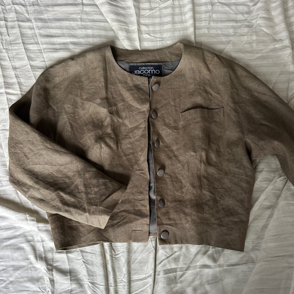 Jacomo Collection Paris Crop Jacket Blazer - Picture 1 of 2